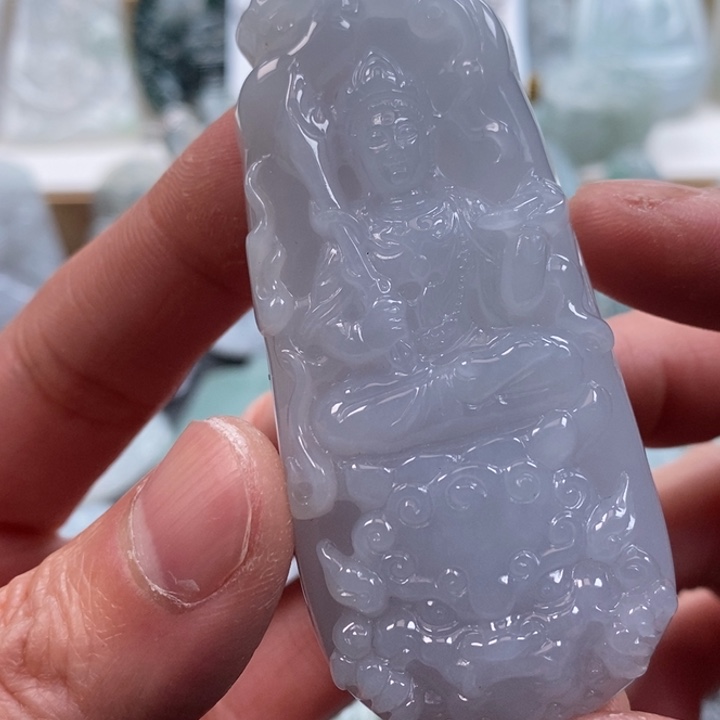 翡翠颈饰未镶嵌超****s翡翠