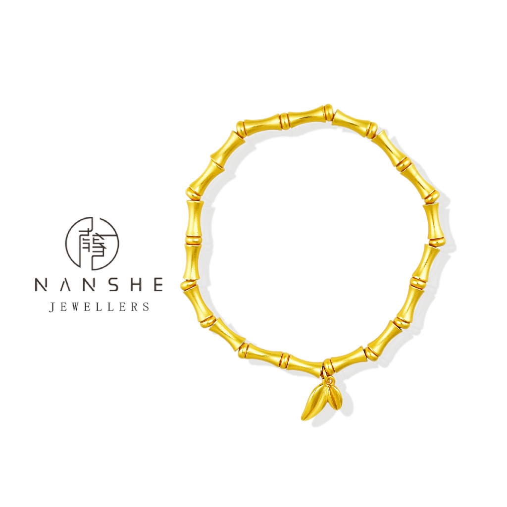 NANSHE/南奢 新中式节节高升竹节手链