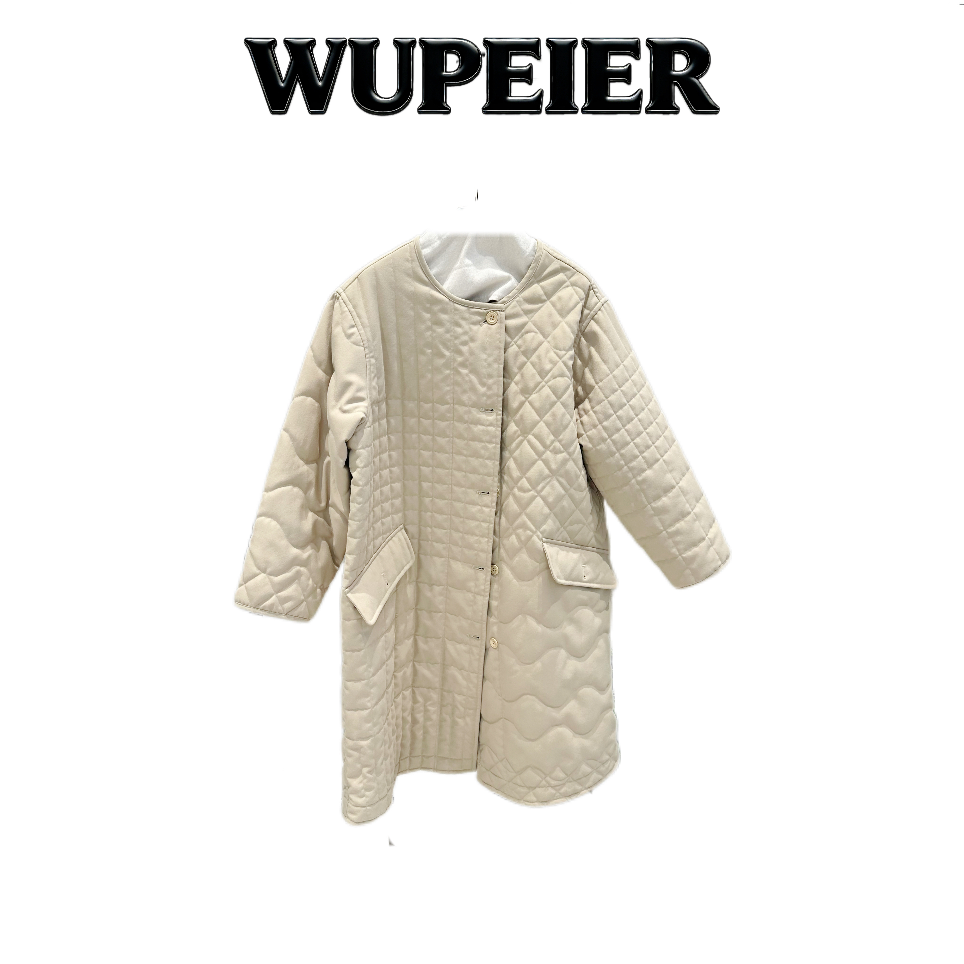 山本风廓形长款百搭轻防鹅绒服松弛感-WY178