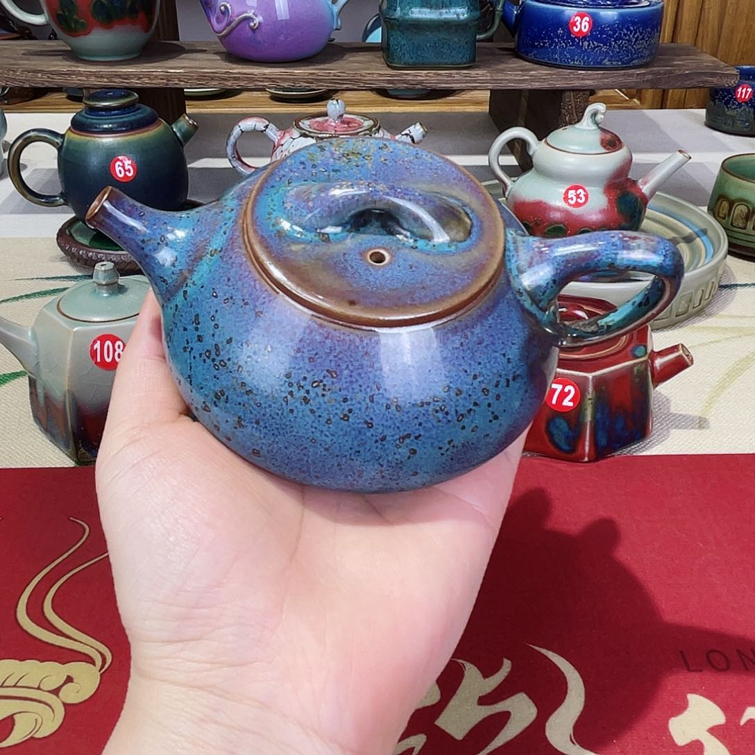 壶禹州钧瓷艺术作品