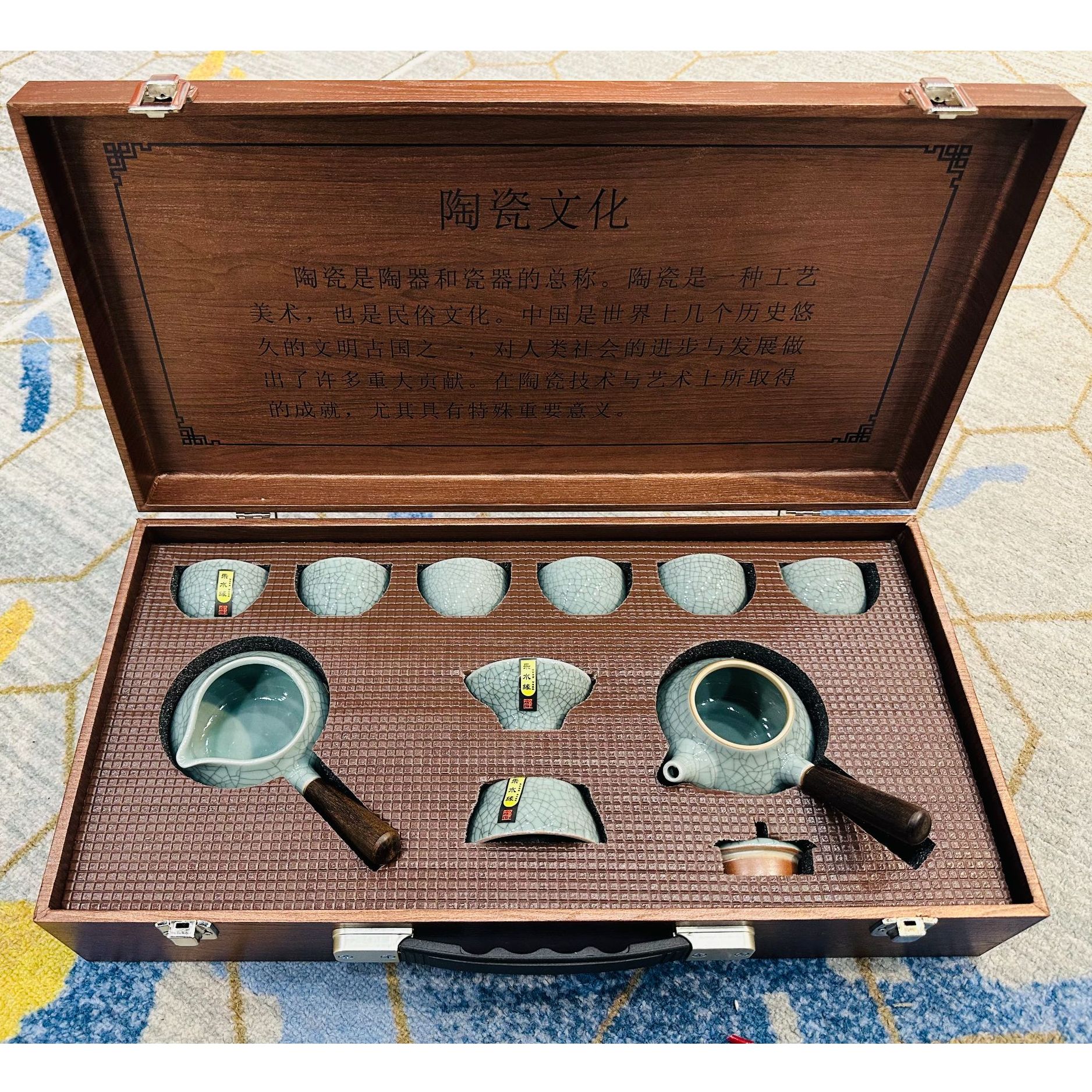 哥窑茶具套餐家用办公nn
