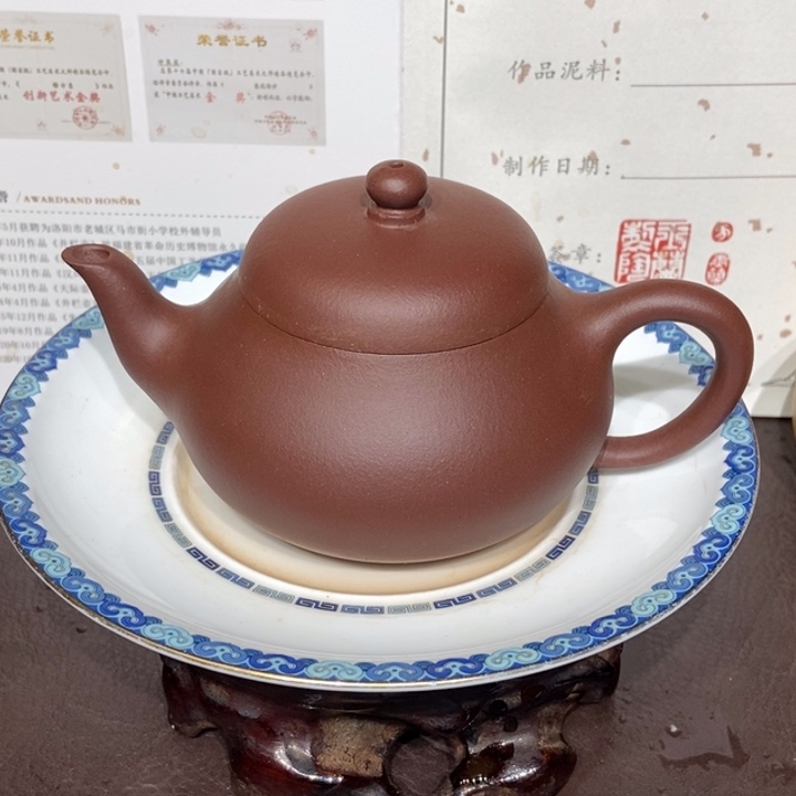 紫砂茶壶瑕疵170容量底槽清