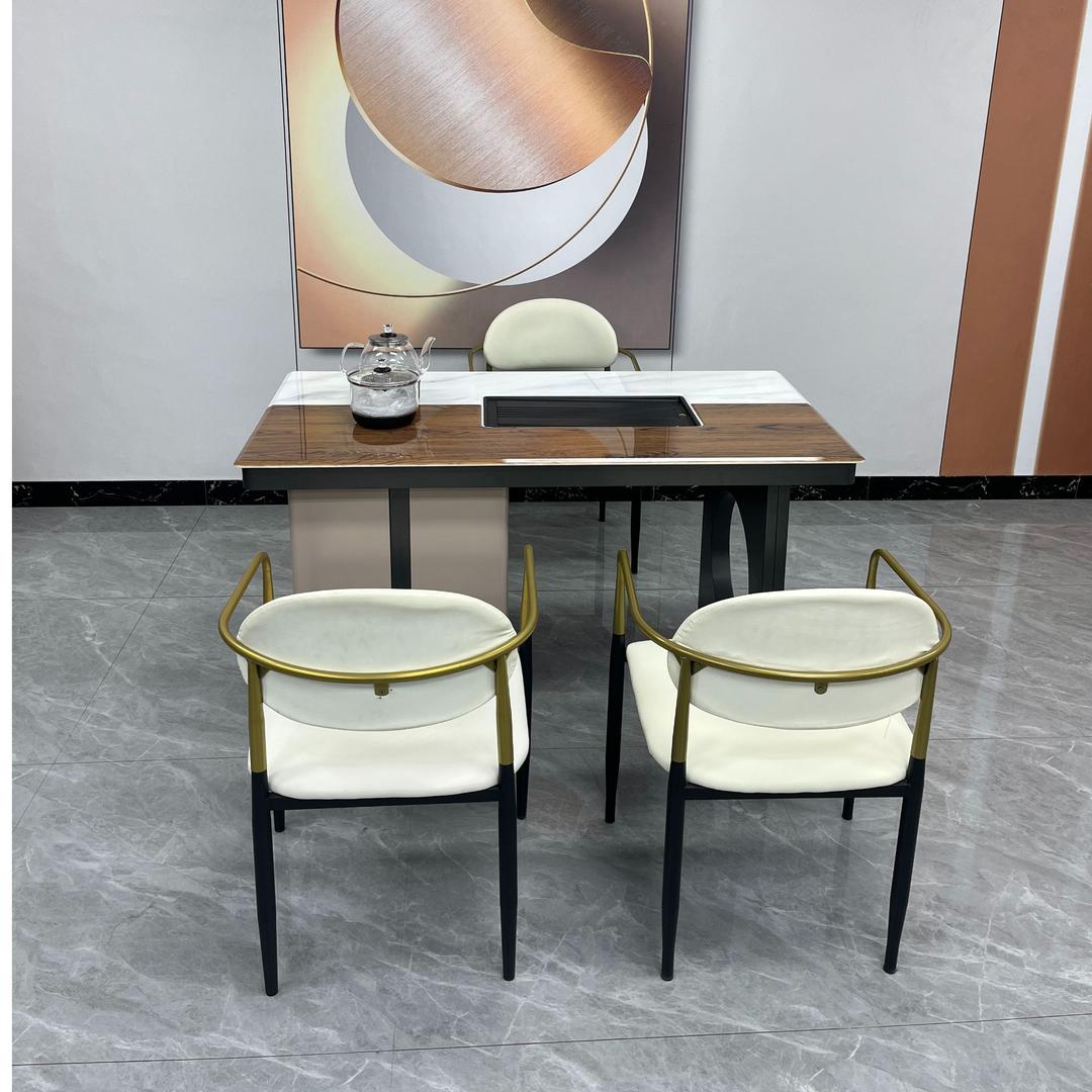 意式轻奢茶桌简约小户型家用客厅自动泡茶台阳台小茶几茶台桌