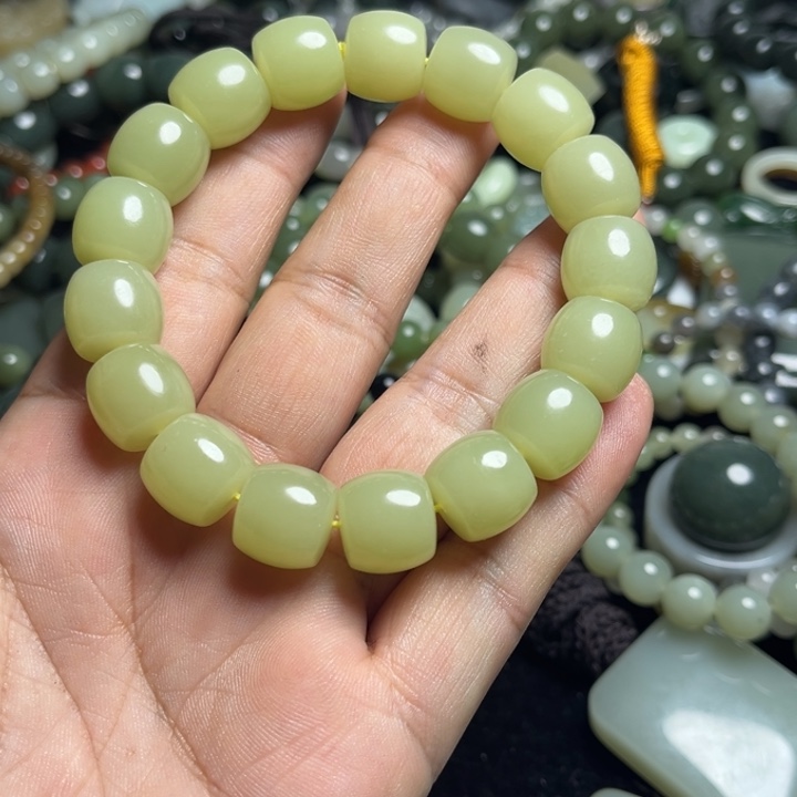 未镶嵌和田玉手串雅*13