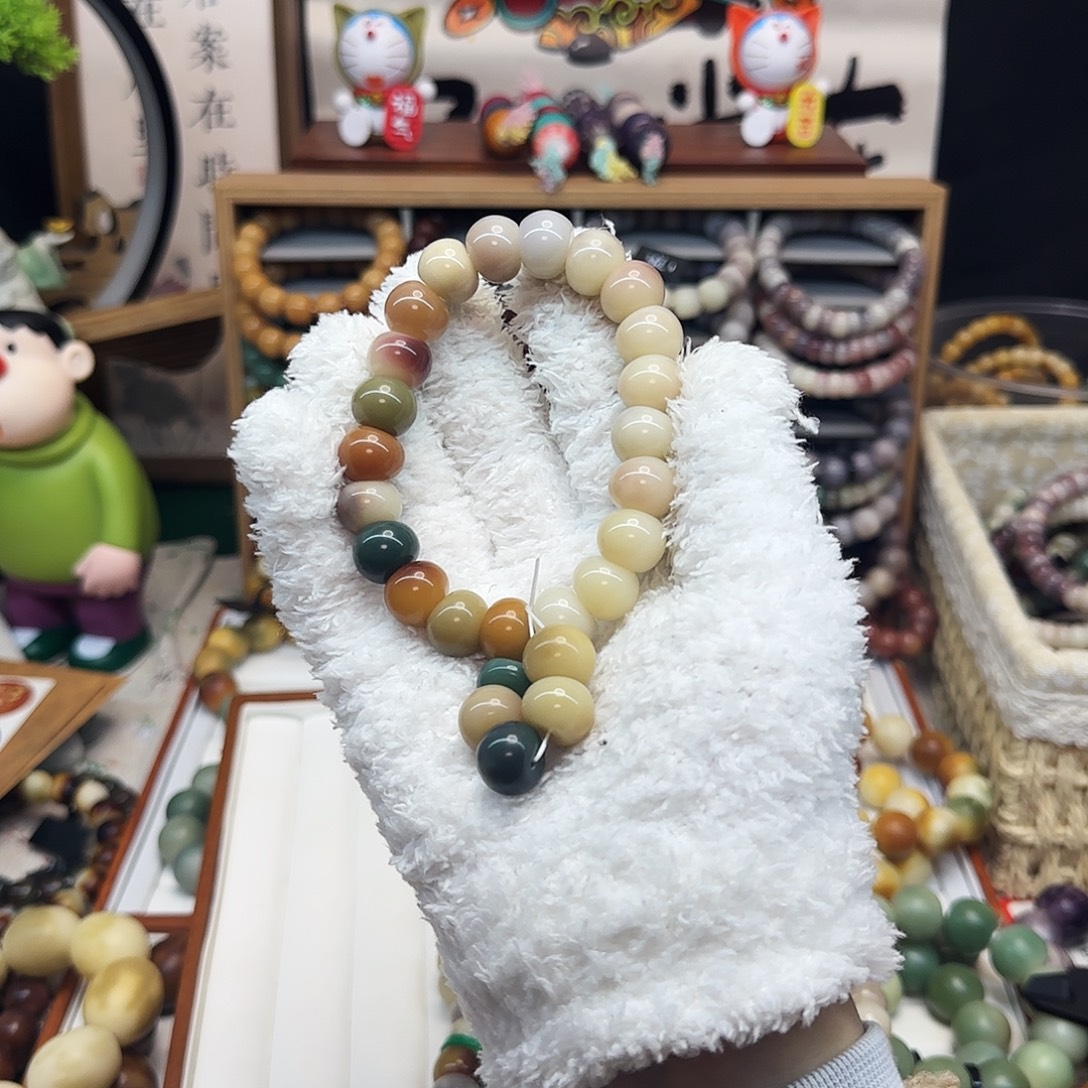 菩提根/象牙果吊坠卡14蒜瓣瑕