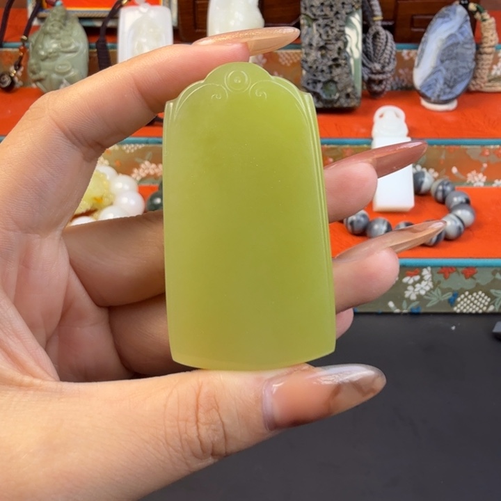 和田玉未镶嵌吊坠(不含链)