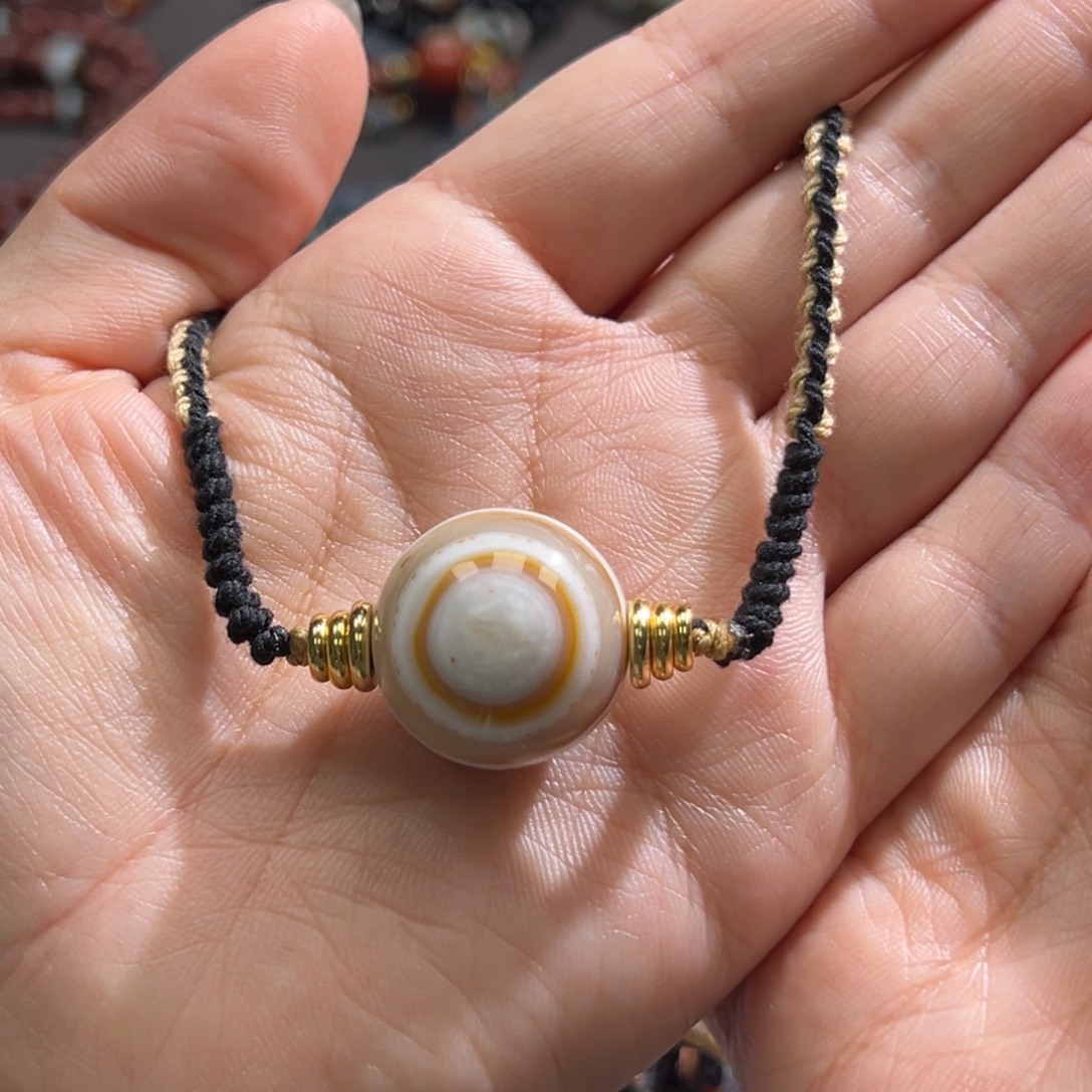 玛瑙/玉髓合金颈饰