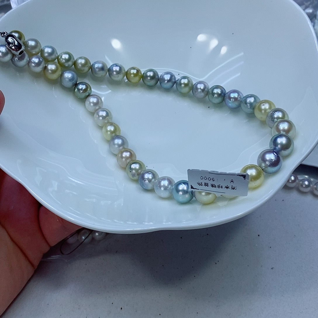 海水珍珠颈饰银S925镶嵌
