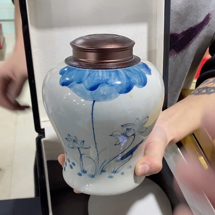 罐（不带礼盒）陶瓷茶叶罐储物罐
