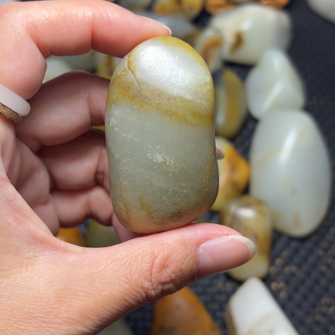 和田玉未镶嵌挂件A21