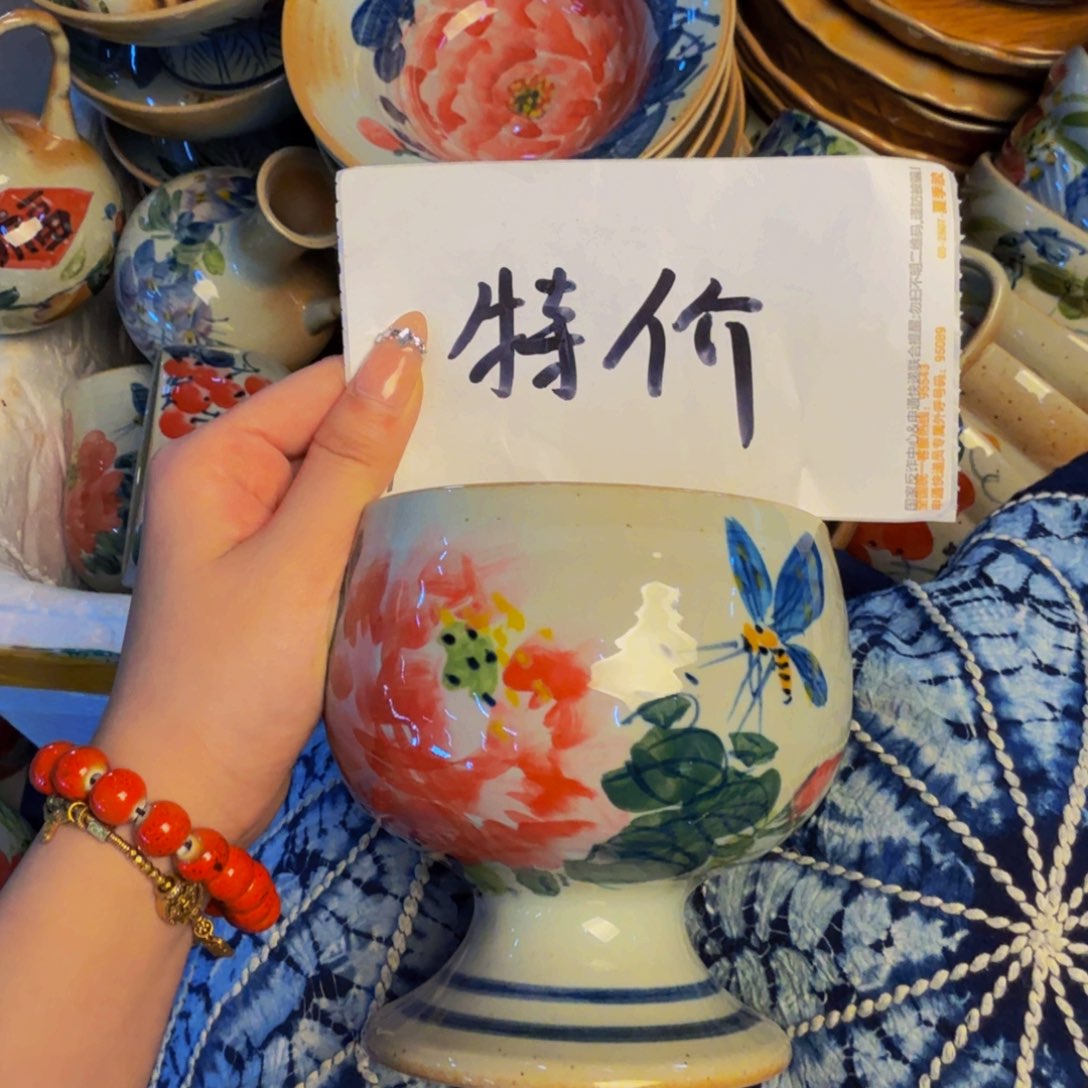 瓷片景德镇陶瓷手工手绘