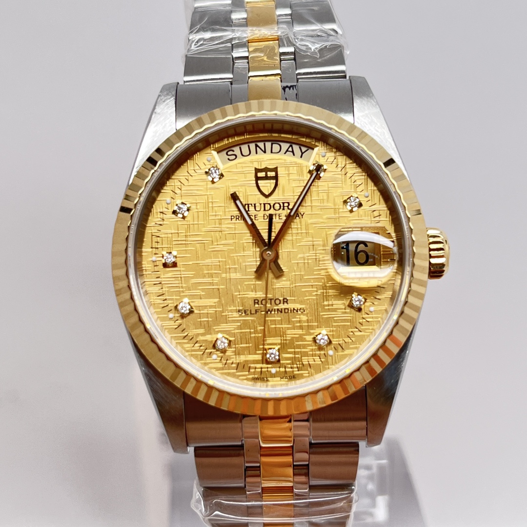 95新 TUDOR/帝舵 76213间金钻刻/36mm/单表