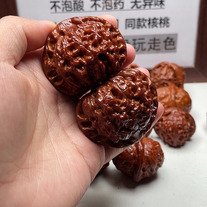 核桃手串/手链微暇官帽50