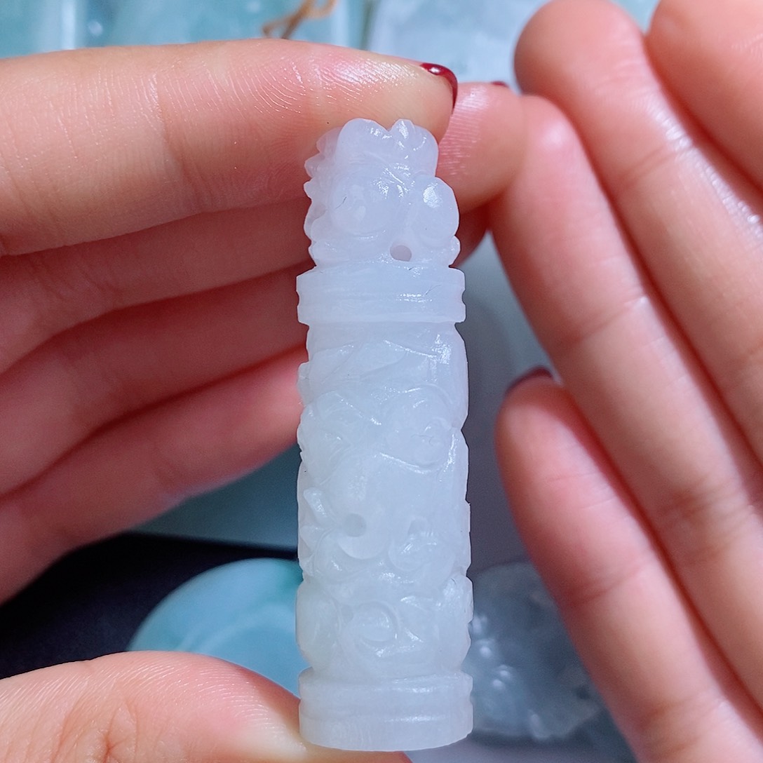 定制翡翠未镶嵌毛货不支持退货下单需确认抛光