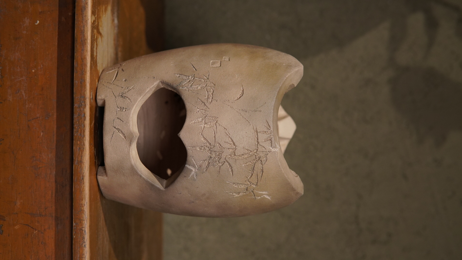 邱彬刻绘橄榄型【香满座】文人茶器煮茶炉