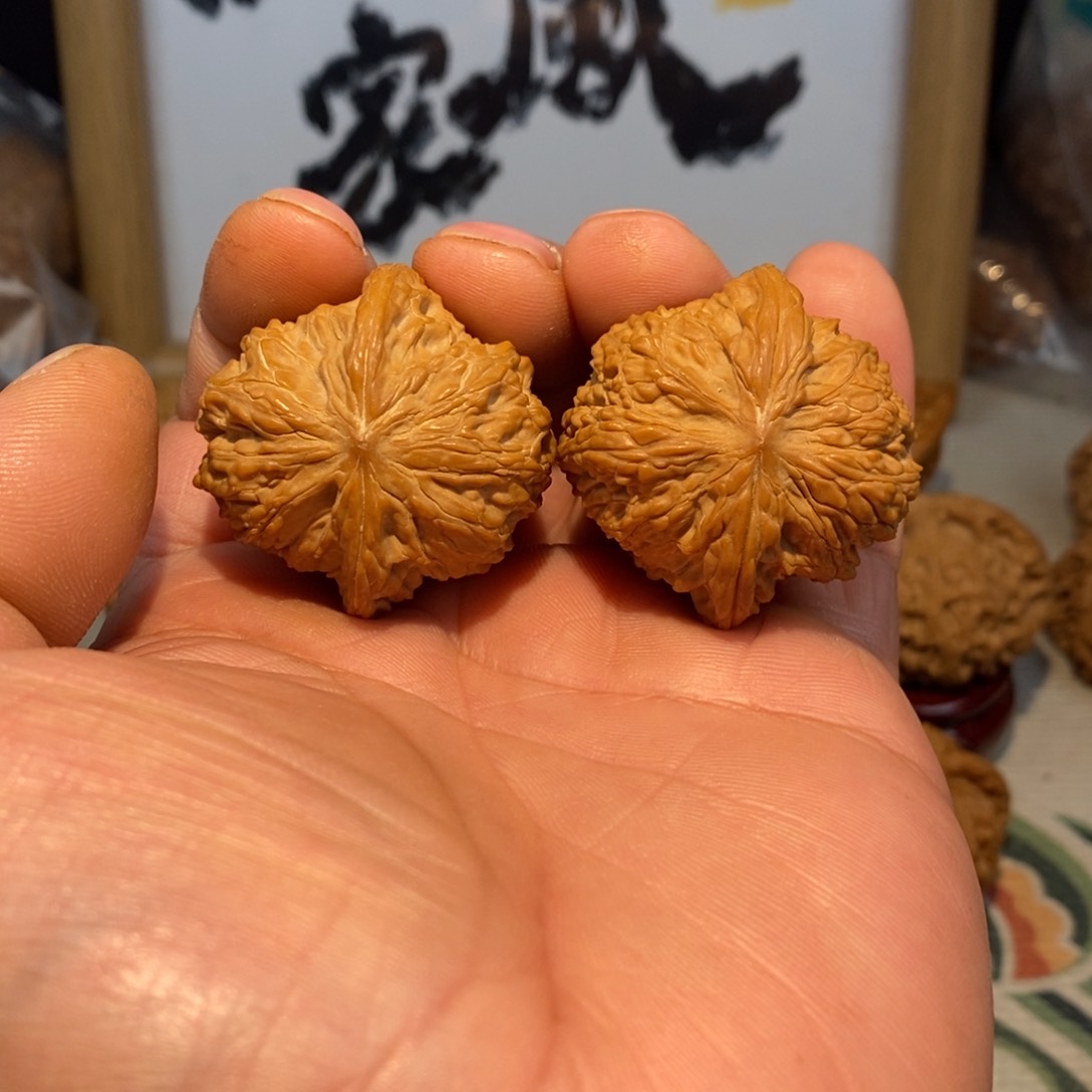 文玩核桃把件38尺山地磨盘