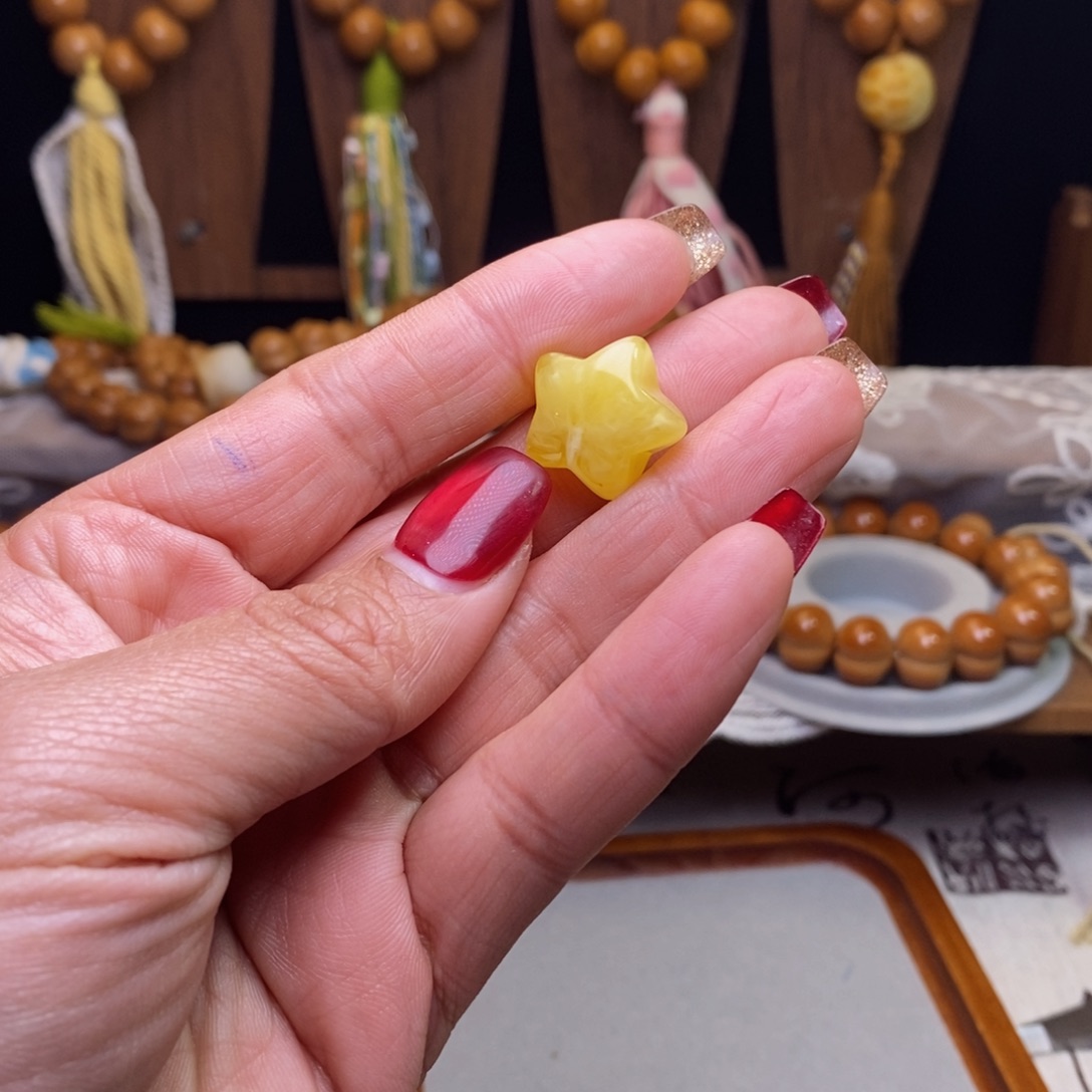 F***·猴头核桃吊坠星星配饰2个