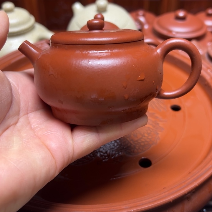 紫砂茶壶宜兴原矿赵庄朱泥