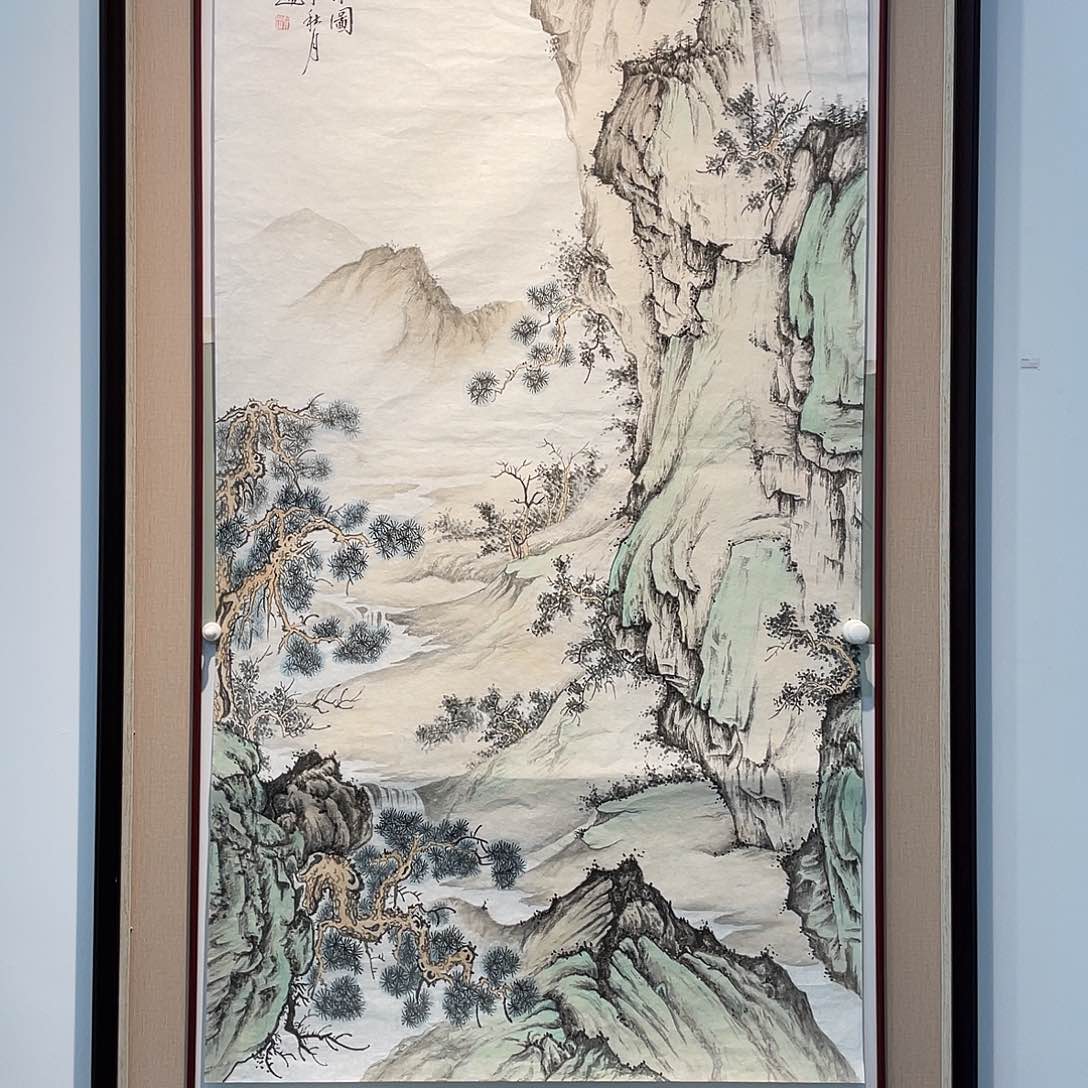 国画凌行志手绘作品