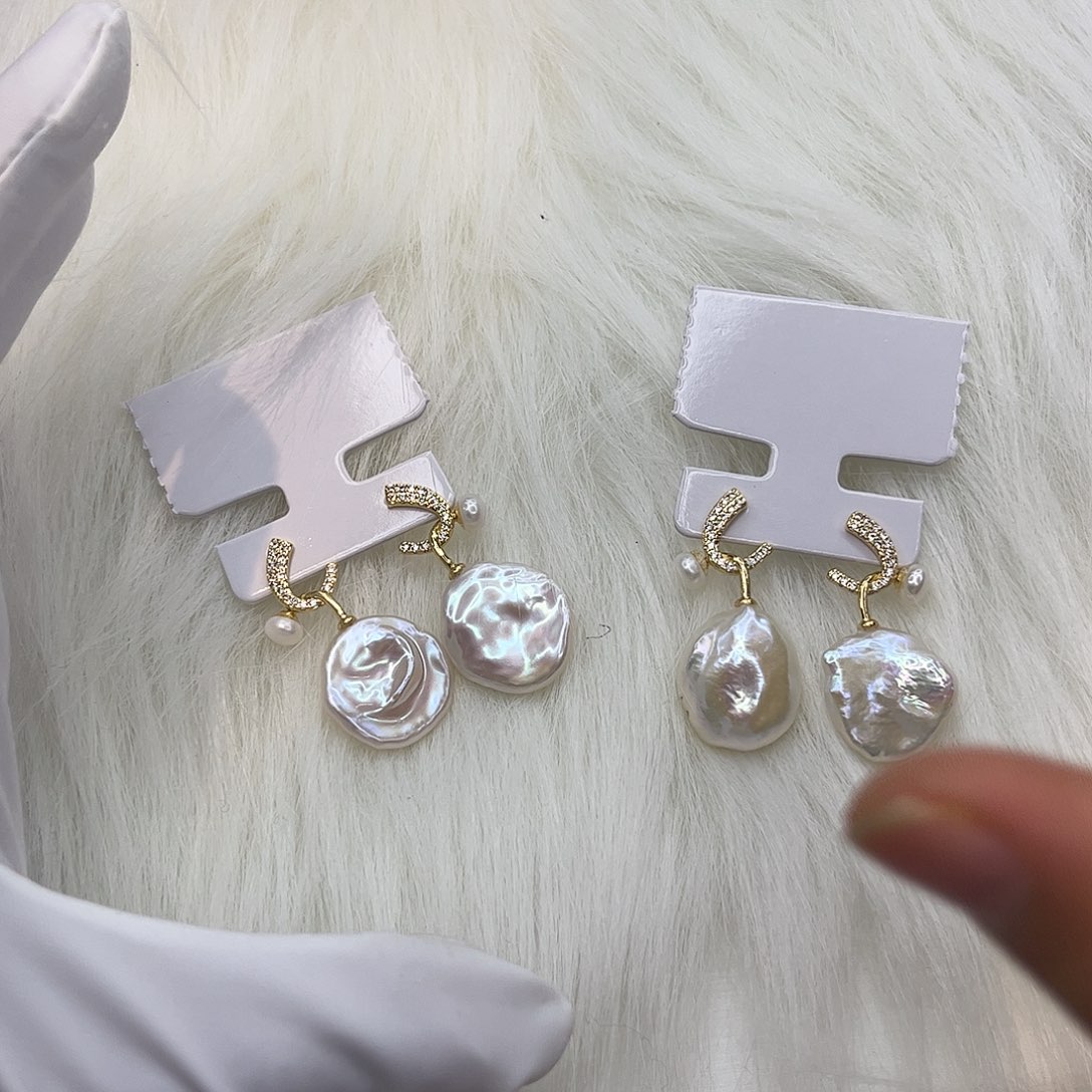 耳饰淡水珍珠合金