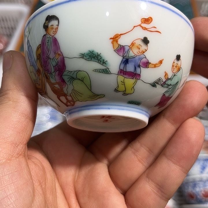 摆件陶景德镇主人杯2233