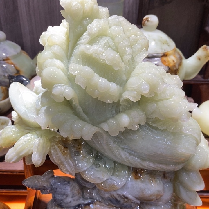 蛇纹石玉（覆膜）珠宝奇石合金