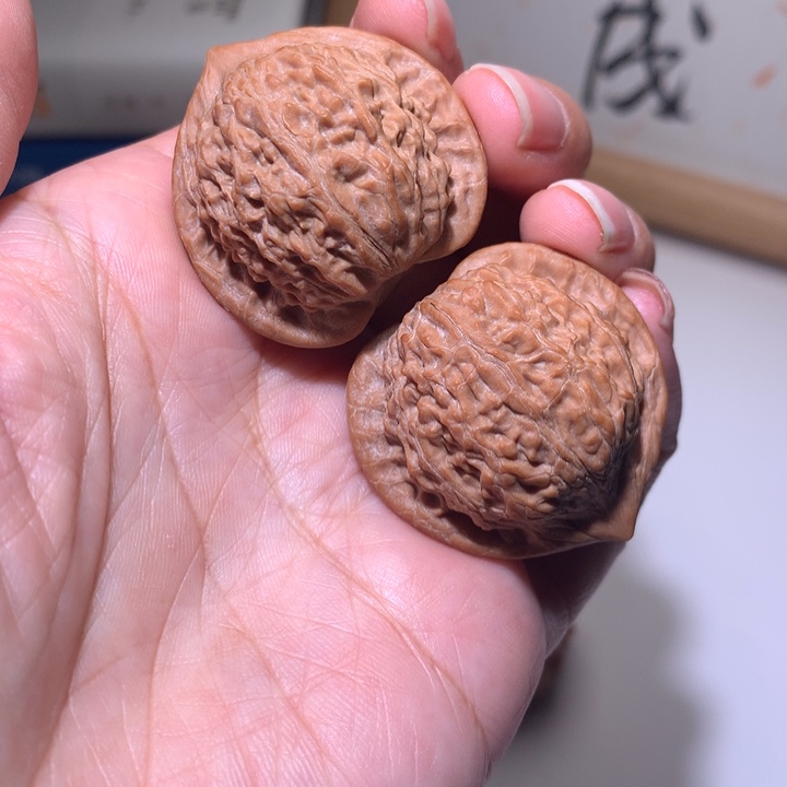 神***话把件文玩核桃七步沟