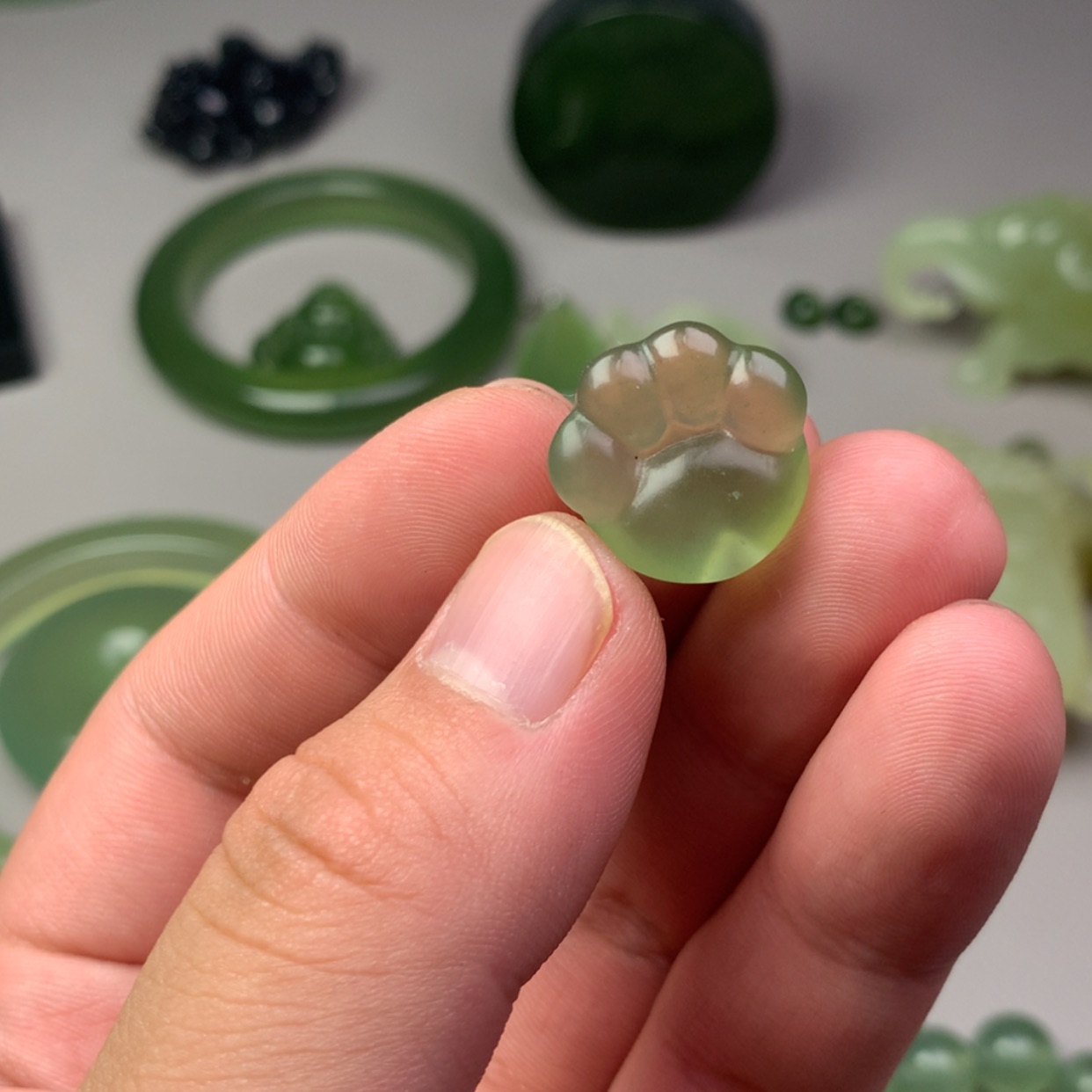 【闪购商品】未镶嵌蛇纹石玉岫玉