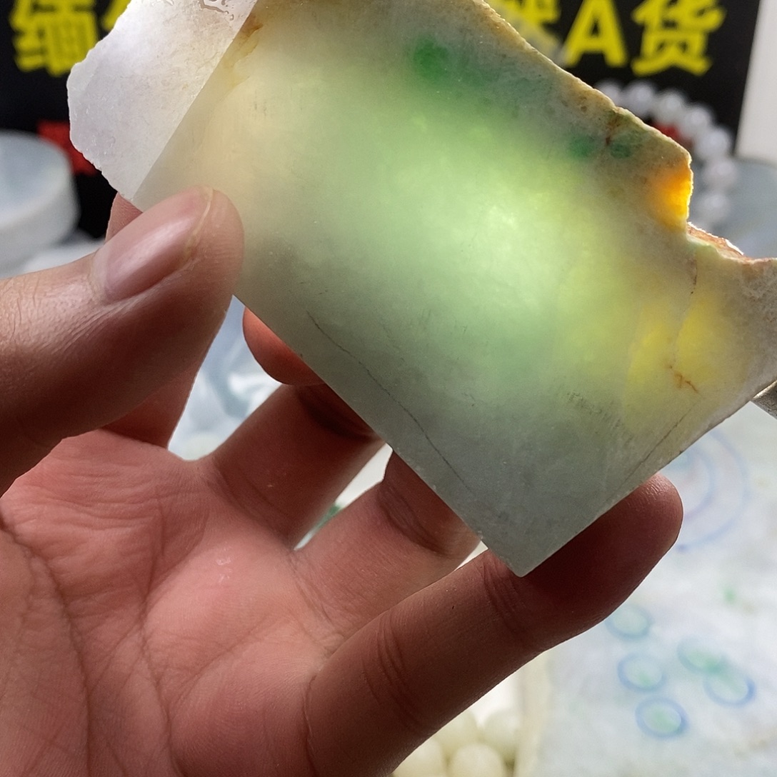 翡翠散珠天然缅甸翡翠a货28