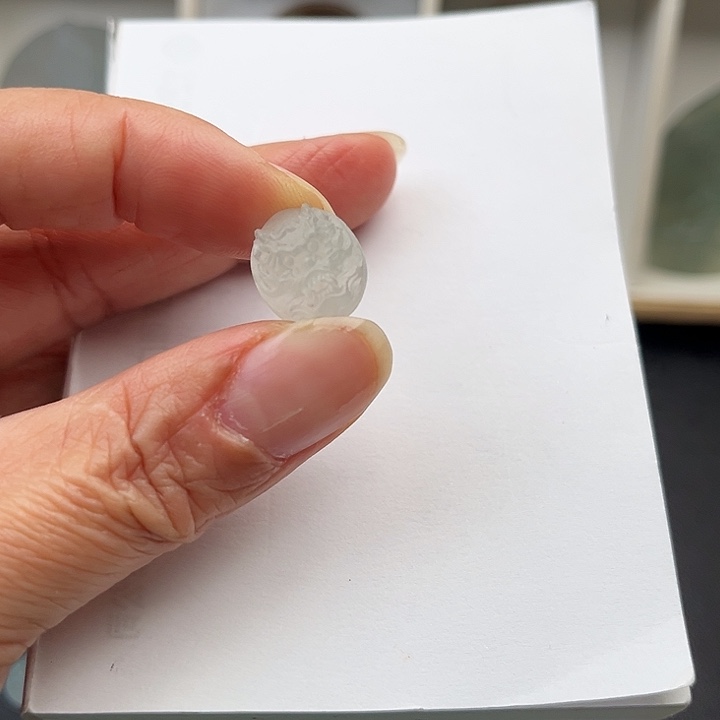 翡翠未镶嵌挂件我