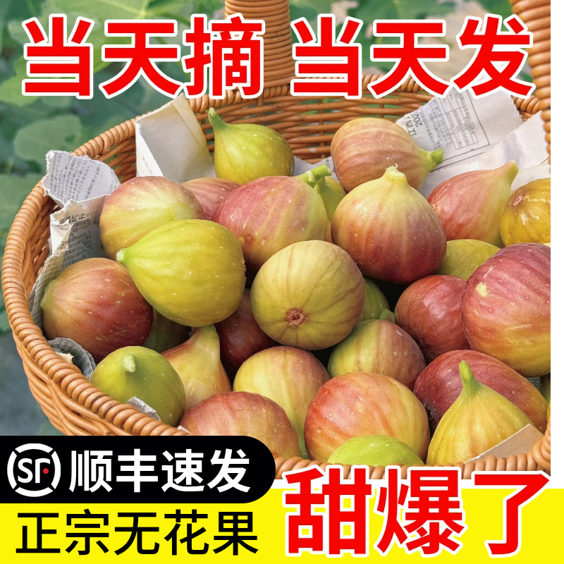 云南无花果鲜果新鲜现摘当季水果香甜软糯清甜可口