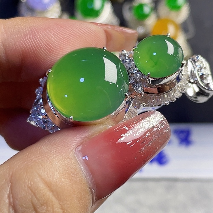 梧***8定制翡翠未镶嵌96554555788