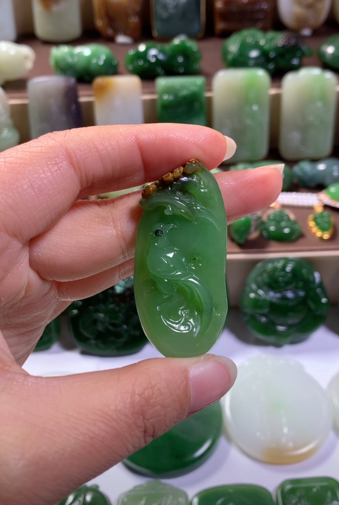 和田玉挂件未镶嵌