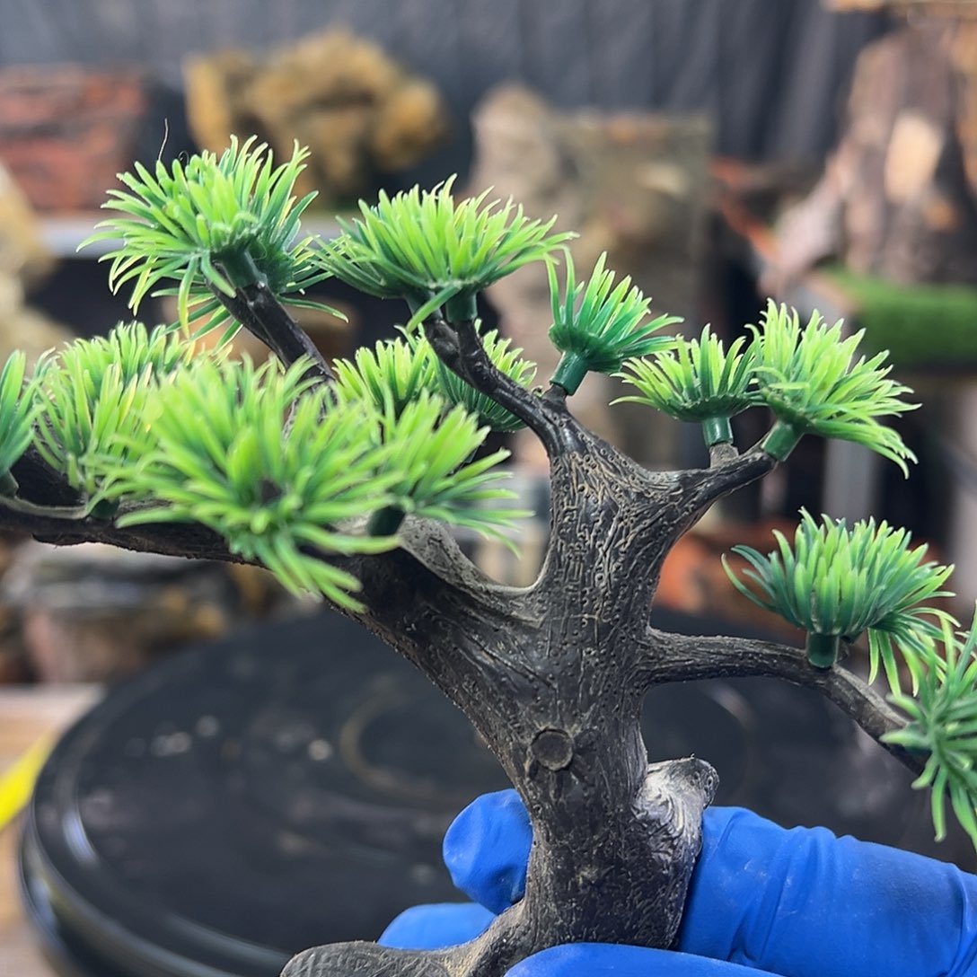 石头墨***悟有意境的花盆