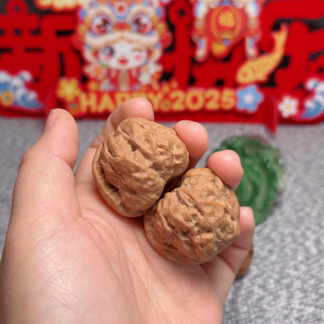 文玩核桃把件福***瘩