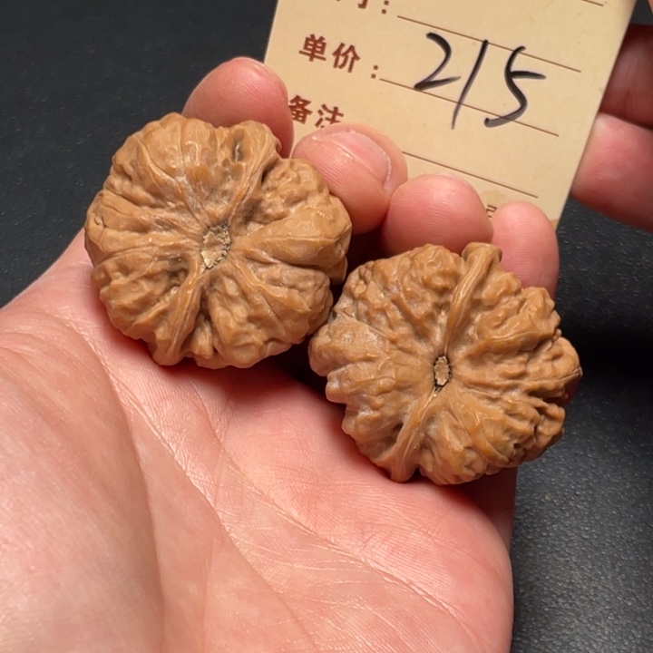 把件文玩核桃蛙蛙38尺白茬215