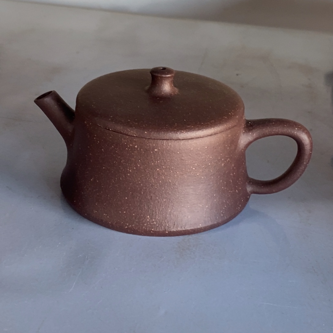 张***锐茶壶紫砂微瑕半手工