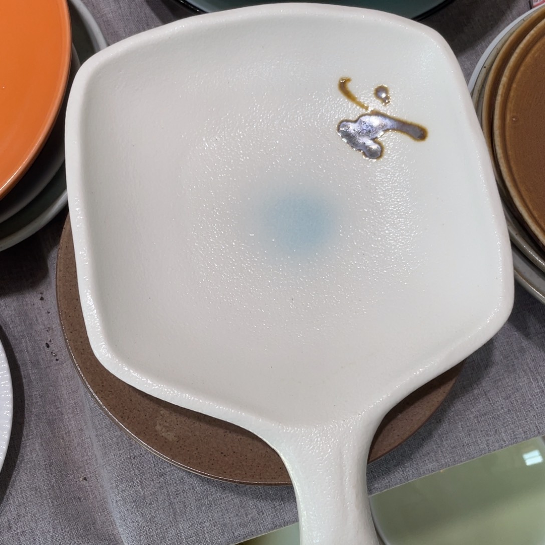 陶景德镇粗陶复古盘碗微瑕