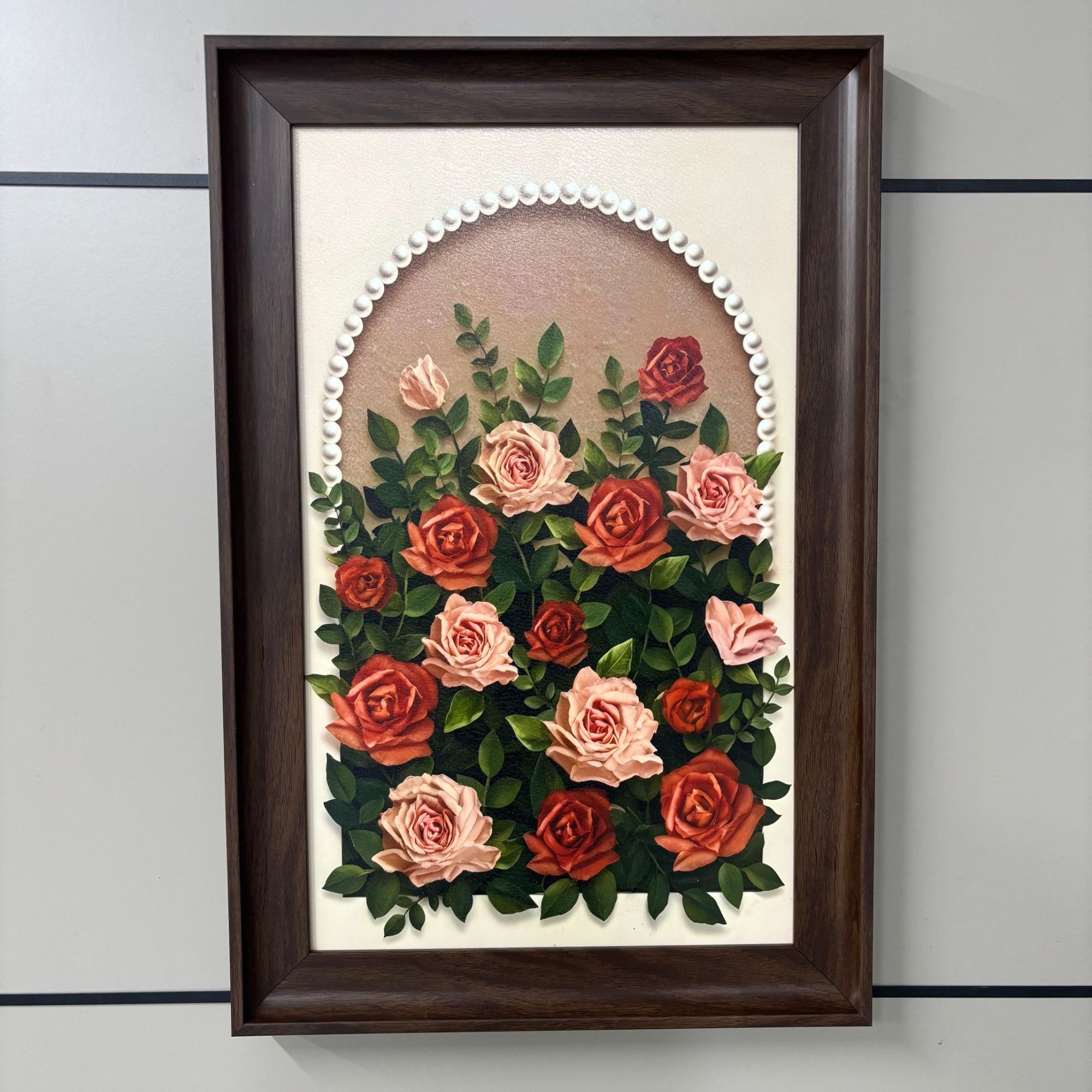 301法式轻奢花卉装饰画清新简约适合客厅沙发背景墙