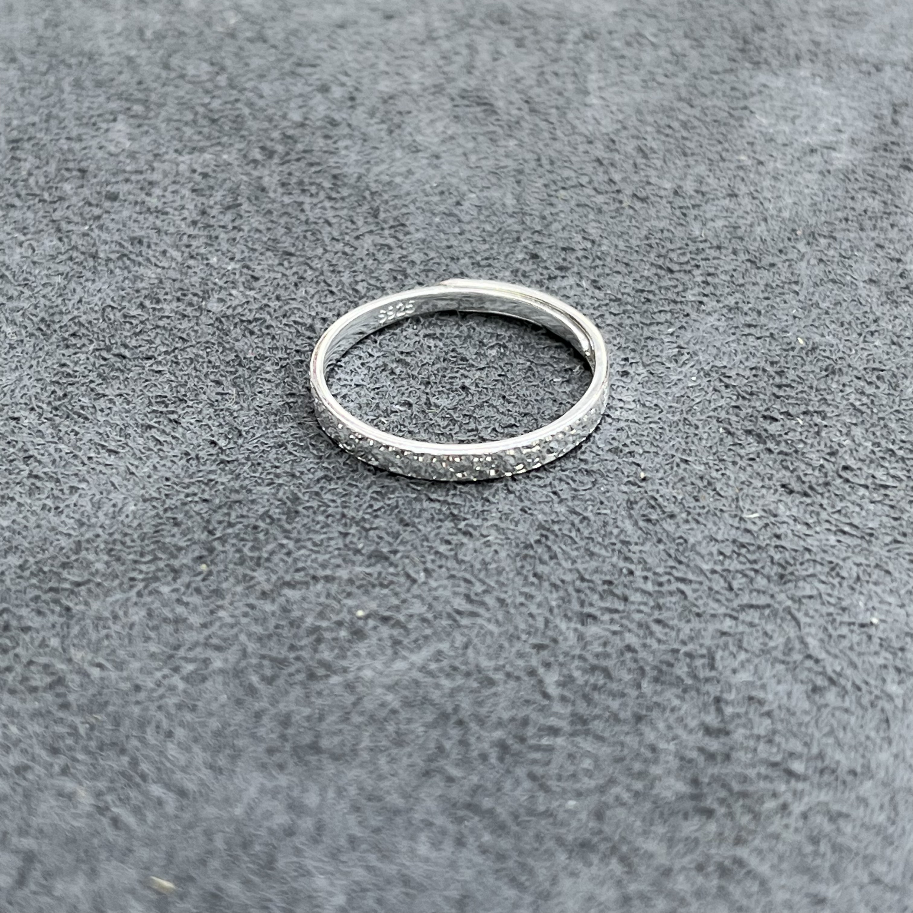 925银戒指 银饰碎冰冰戒指-5473