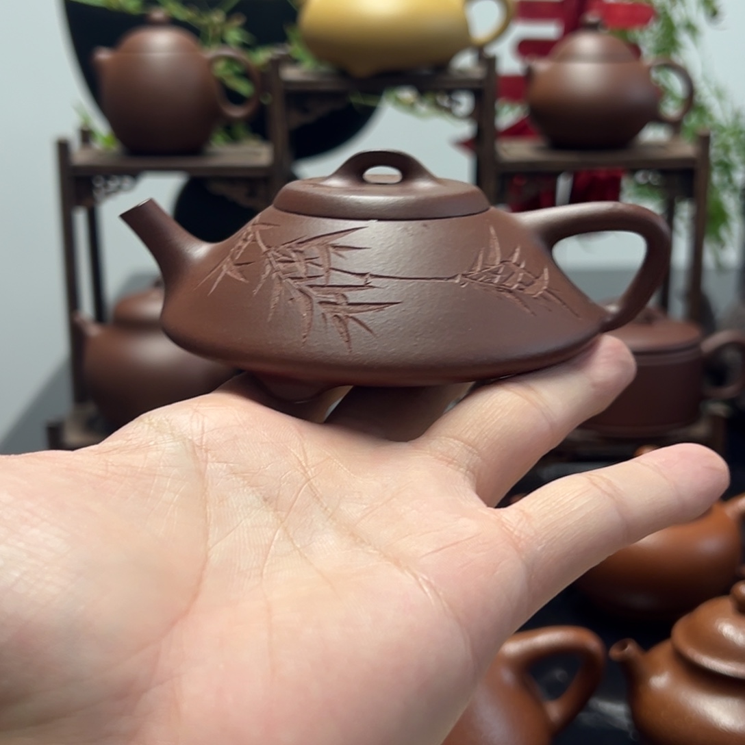 紫砂茶壶瑕疵封釉合瓢140cc