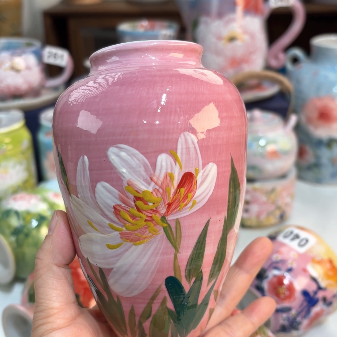 景德镇手绘高温釉下彩陶瓷茶具