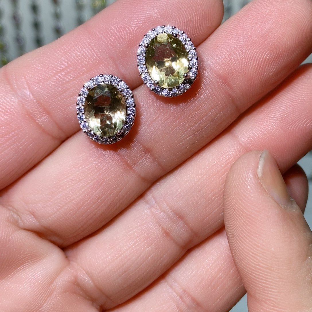 紫晶珠宝半成品银S925镶嵌