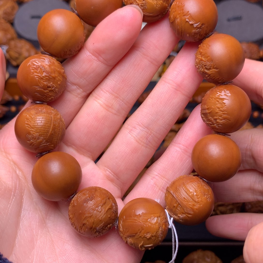 橄榄核手串/手链锦绣山河