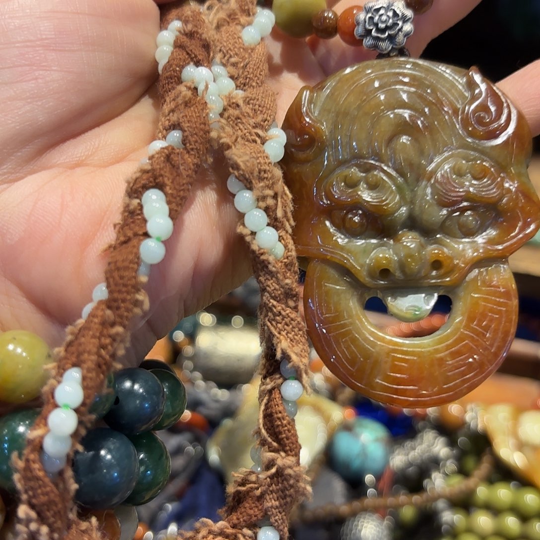 翡翠颈饰未镶嵌原创