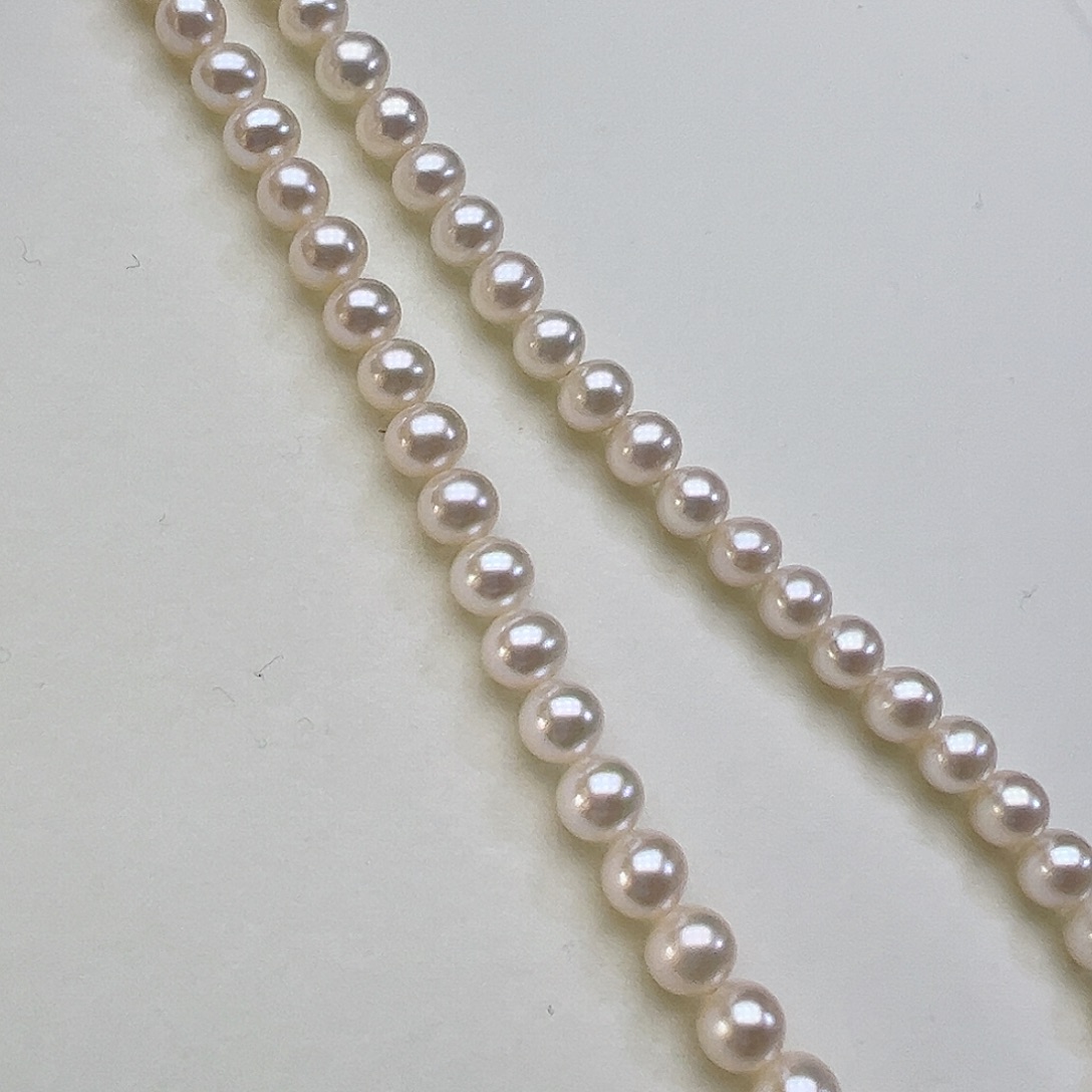 颈饰淡水珍珠银S925镶嵌➕6.7高品极光炫彩