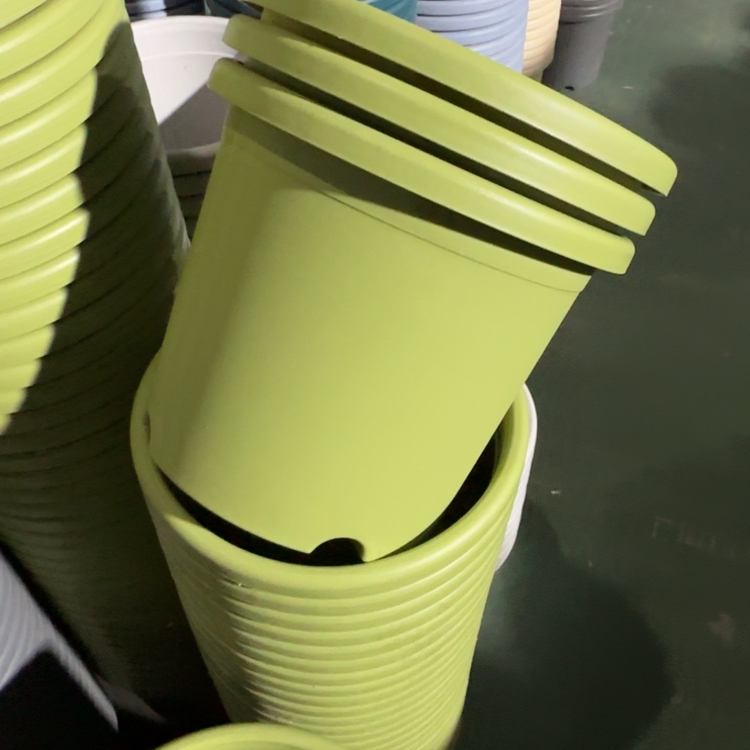 树脂四季盆5#无拖果绿微瑕6