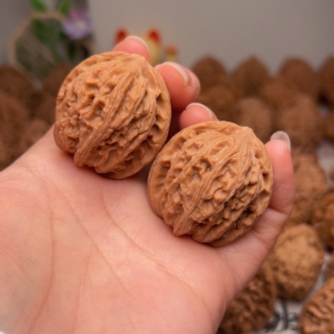 吊坠文玩核桃龙胆元宝34加