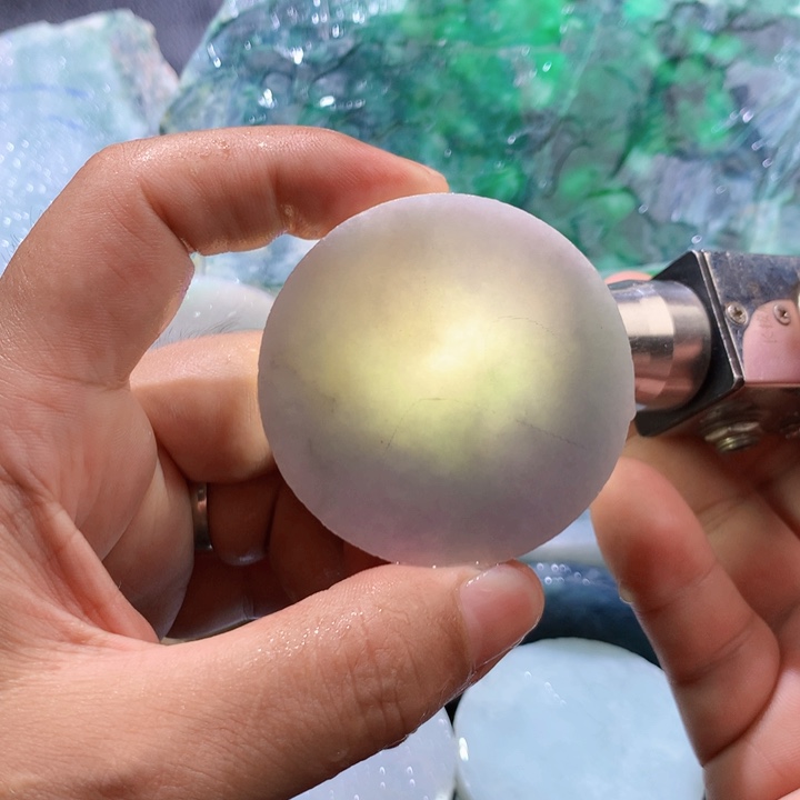 翡翠未镶嵌颈饰缅甸天然翡翠片料牌子珠子平安扣