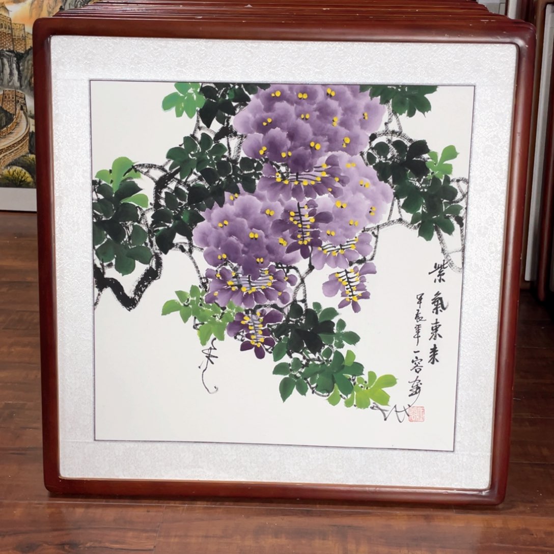 国画带框尺寸63*63厘米